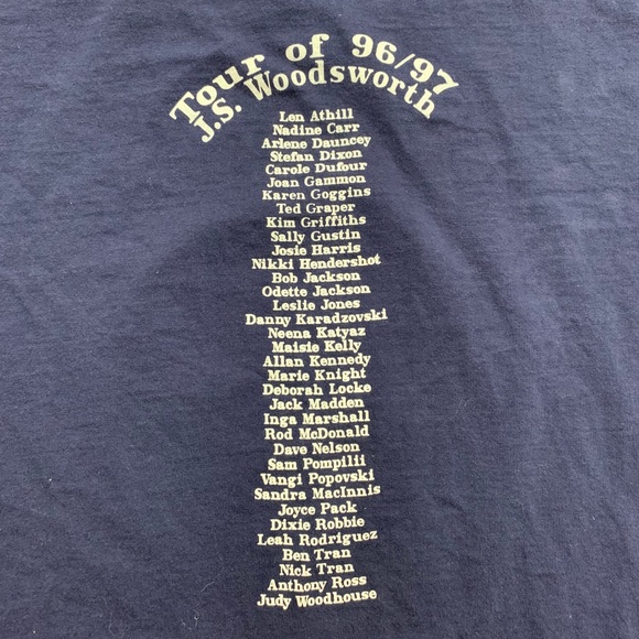 🔵1996/97 J.S. Woodsworth Tour Teel (Sz 2XL) - Picture 6 of 6